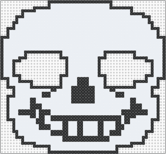Sans Undertale Face FOR MASK - black,white,undertale,cosplay,mask,deltarune,gaming,pixelart