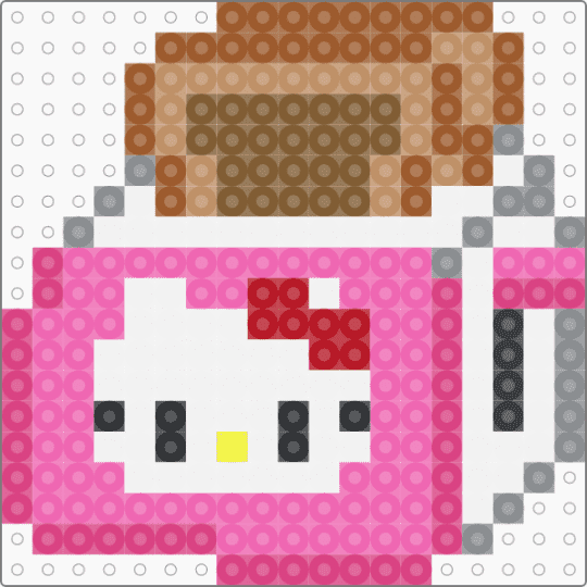 hello kitty toaster - tan,pink