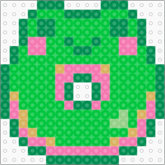 frog donut - green