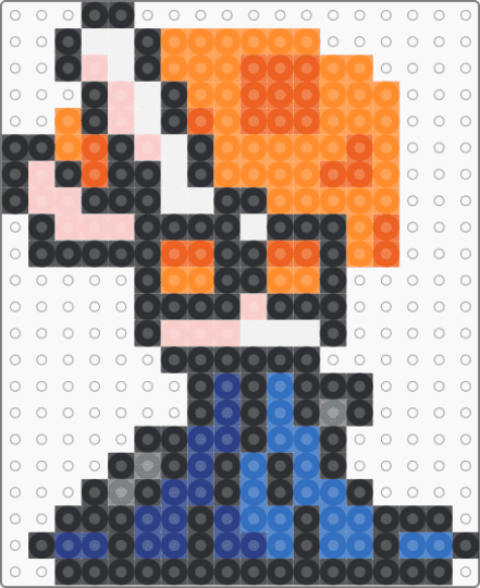 Broken vessel - black,orange,blue,hollow knight,broken vessel,silksong,ghost,knight,game