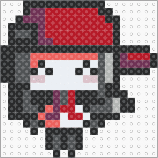 YI Xi (butcher vanity) - black,red,purple