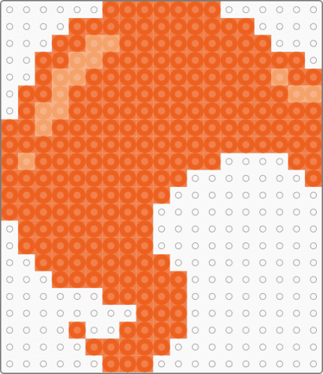 Circus Baby Left Hair Piece - orange,fnaf,sister location,circus baby,funtime,animatronics