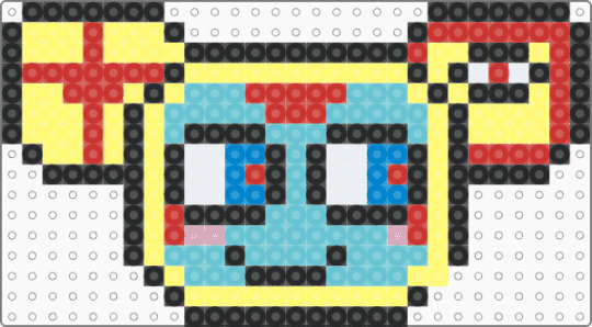 Toodles myth of the machine - yellow,red,light blue,myth of the machine,motm,toodles,mickey