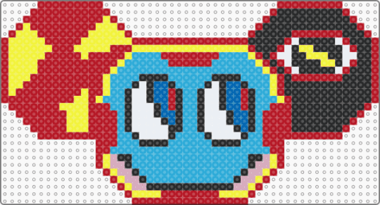 Myth toodles remake - red,light blue,characters,myth,myth of the machine,motm,mickey,au,toodles
