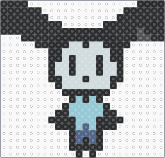 Oswald myth of the machine - black,white,light blue,motm,myth of the machine,oswald,ozzy,bunny