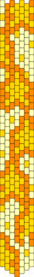 Yellow Stars - orange,yellow,star,kandi,tie,space