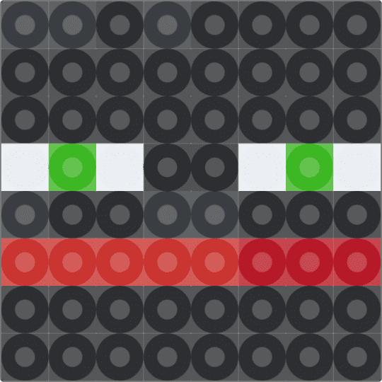 Thatmob perler :) - black, red