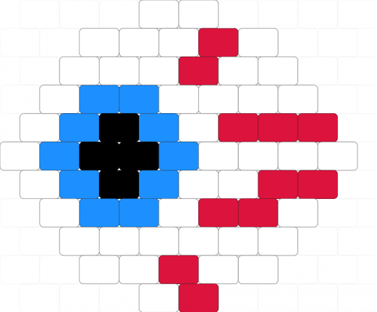 eye - eyeball,charm,halloween,spooky,white,red,light blue