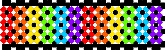 rainbow x base - black,orange,green,purple,colorful