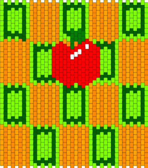 MLP bag back - applejack,my little pony,green,orange