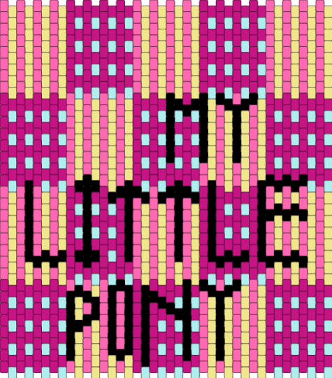 mlp bag front - pink