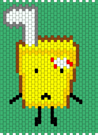 juice box from epic object show :3 - green,yellow