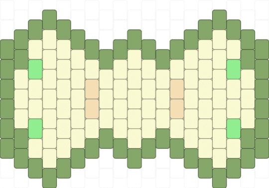 bot bowtie pattern! (inanimate insanity!) - white,green,ii,inanimate insanity,bot