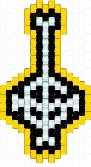 yellow grucifix! - white,yellow