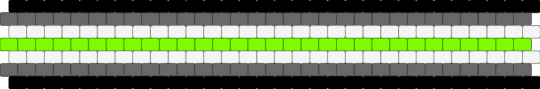 basic agender cuff! - gray,green,agender,pride cuff,cuff