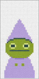 Wizard Frog (Idle) - frog,wizard,animal,magic,lilac,green,enchantment,whimsy,fantastical,mystical,amphibian