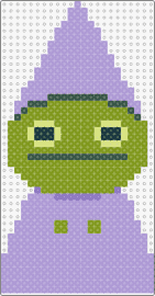 Wizard Frog (Idle) - frog,wizard,animal,magic,lilac,green,enchantment,fantastical,mystical,amphibian