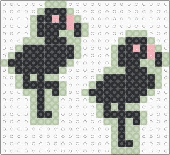 Double Jerry Flamingo - beige,black