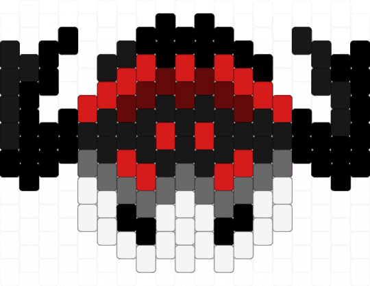 Pest Regretevator Charm - black,red,gray,pest,pest regretevator,charm,flat charm,roblox,regretevator,character