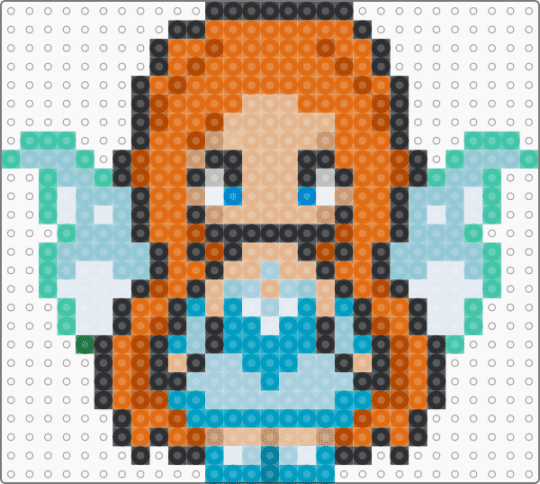 KATSEYE Megan As Bloom (Winx) - orange,beige,light blue