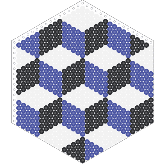 Squares Illusion Pattern - white,purple