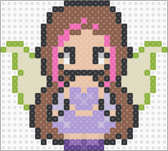 KATSEYE Yoonchae As Tecna (Winx) - pink,tan,beige