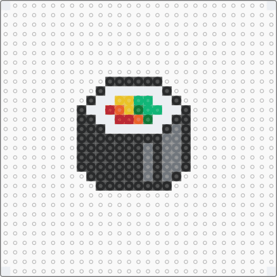 Sushi - black,white,green,gray