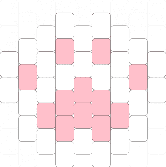 Pink/White Cat Paw - white,pink