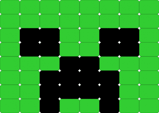 Minecraft Creeper - black,green,minecraft,creeper,boom,exploding,blocky,blocks