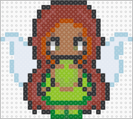 KATSEYE Lara As Aisha (Winx) - red,tan,green