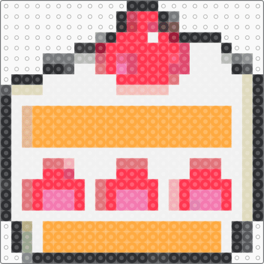 Strawberry cake - red,orange,strawberry,cake,cute,slice,simple,easy,food,dessert