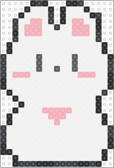 bunny - white,beige,bunney,bunny,animal,cute,easy