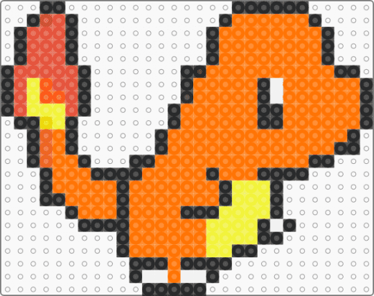 charmander - orange,charmander,pokemon,anime,animal,cute,easy