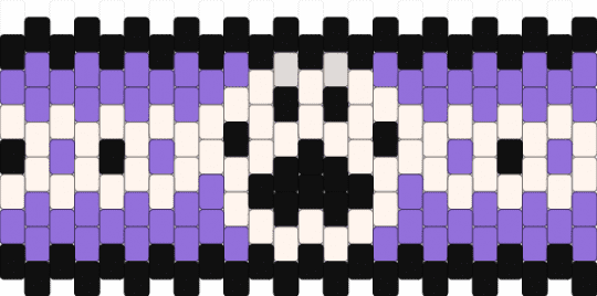 Black and purple paw cuff - white,purple,paw,cuff,black