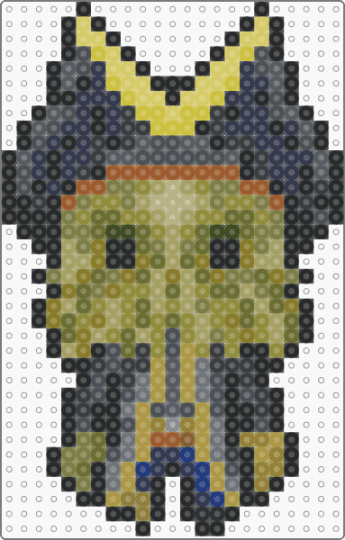 Davy Jones [Pirates of the Caribbean] - character, chibi, davy jones, gold, gray, octopus, pirate, pirates of the caribbean, purple, tentacles
