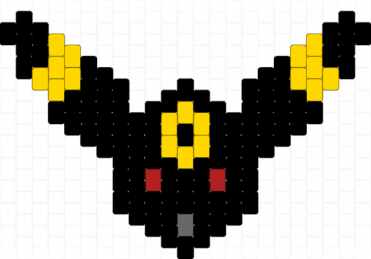 umbreon - black, eevee, eeveelution, pokemon, umbreon, yellow