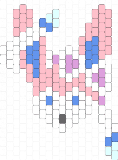 sylveon - blue, eevee, eeveelution, pink, pokemon, sylveon, white