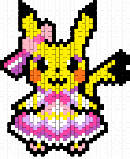 Pikachu Pop Star Costume - costume, pikachu, pink, pokemon, yellow