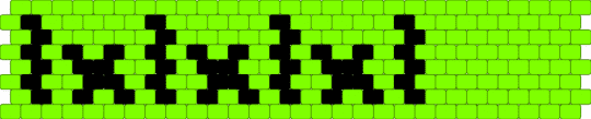 1x1x1x1 word peyote stitch :P - forsaken,1x1,1x,1x1x1x1,1x4,green,word,peyote