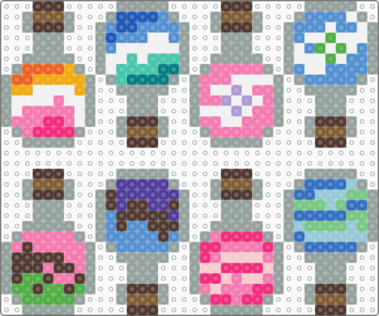 pride potions 1 - gray,brown,pink,light blue,lesbian,sapphic,gynosexual,androsexual,mlm,finsexual,minsexual,achillean