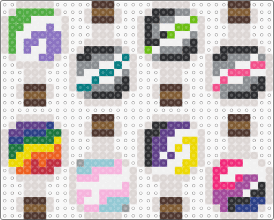 pride potions 3 - beige,brown,gray,pink,pride,trans,genderfluid,nonbinary,agender,librafemme,libremasc,genderqueer