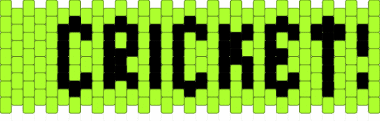 crickettheguy cuff!! (lucky cricket) - black, cricket, crickettheguy, cuff, epic, green, multistitch, music, small artist