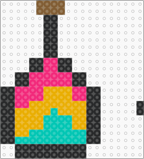 pride potion pan - orange, pink, teal