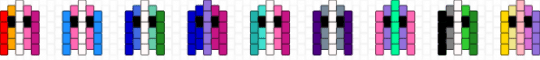 Silly pride ghosts - pink,purple,teal