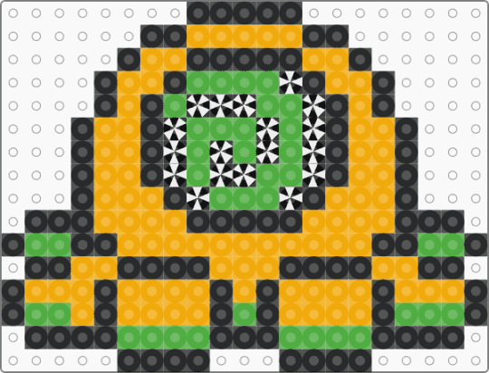 2/2 subtronics squid - subtronics,squid,octopus,cyclops,hypnotic,dj,music,edm,dubstep,animal,green,orange