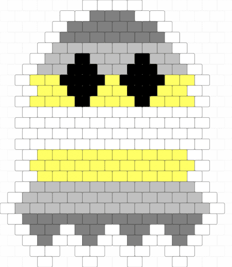 Demigender Ghostie - yellow,beige