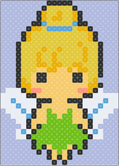 Tinker Bell - pink,yellow,cute,peter pan,colorful,tinker bell