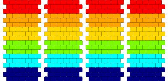 Small rainbow bag - orange,green,purple,colorful,rainbow,bag,red,yellow,blue