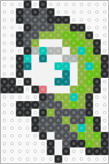 Meloetta - green,gray