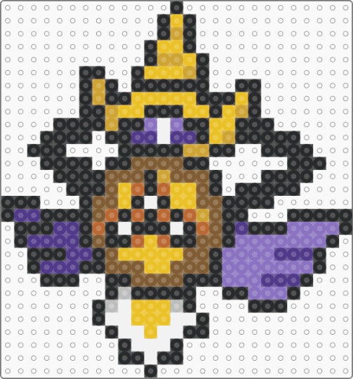 Aegislash - black,blue,tan,colorful